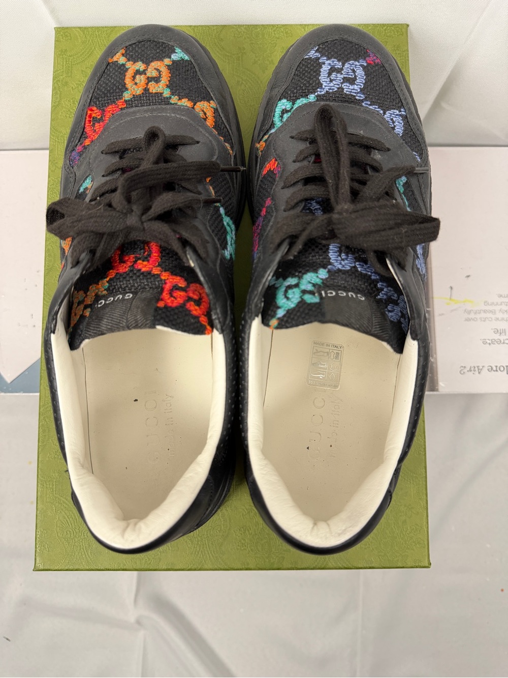 Gucci Dali Sneakers Multicolored embroidery - Picture 4 of 8